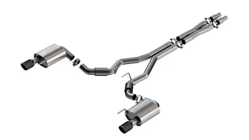 Borla S-Type Cat-Back Exhaust System 2024 Ford Mustang GT 5.0L V8 without Active Exhaust Carbon Fiber