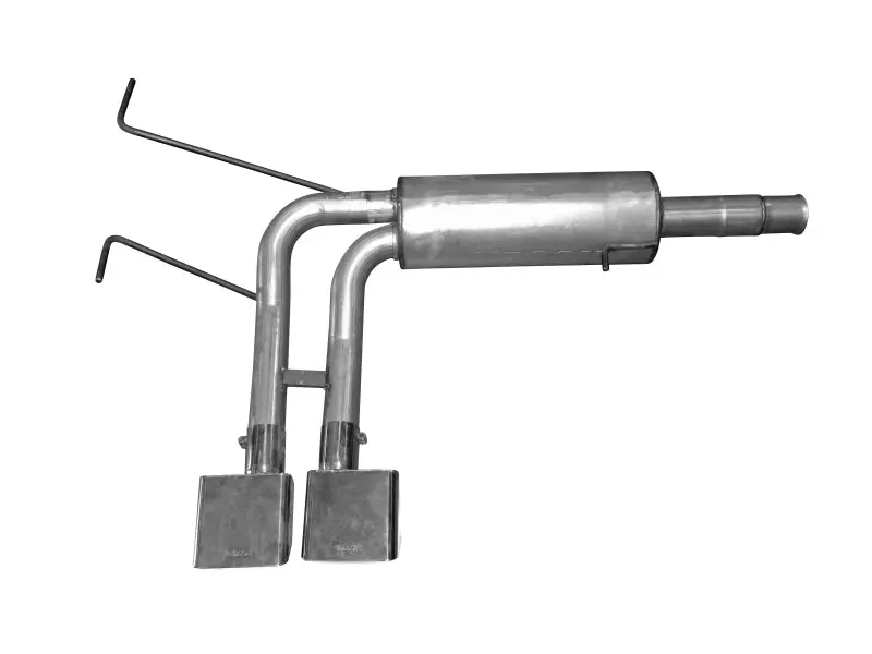 Gibson 10-13 Chevrolet Silverado 1500 LS 4.8L 2.5in Stainless Steel Cat-Back Super Truck Exhaust System