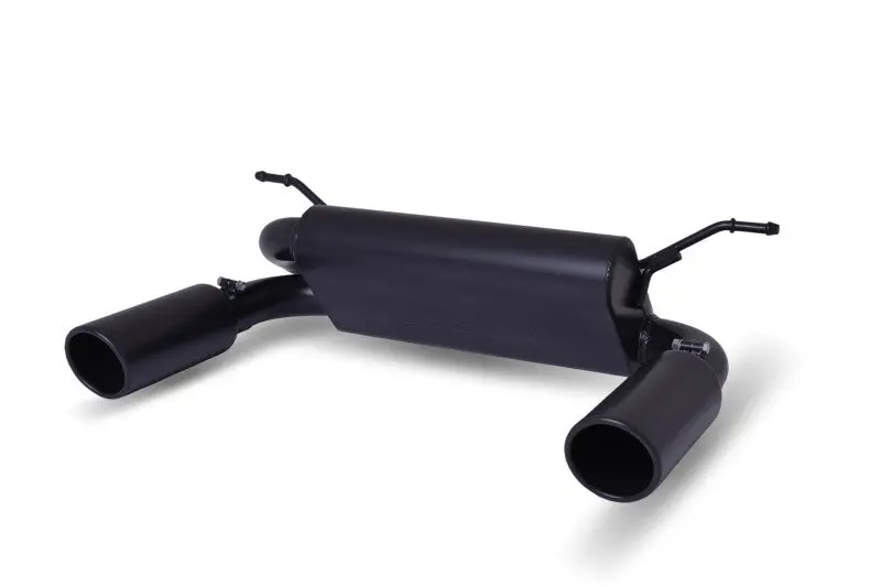 Gibson 18-22 Jeep Wrangler JL Rubicon 3.6L 2.5in Cat-Back Dual Split Exhaust - Black Elite Ceramic