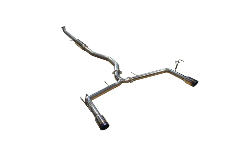 Injen 63mm SS Cat-Back Exhaust Dual Burnt Titanium Tips 16-20 Honda Civic 1.5L Turbo Sedan
