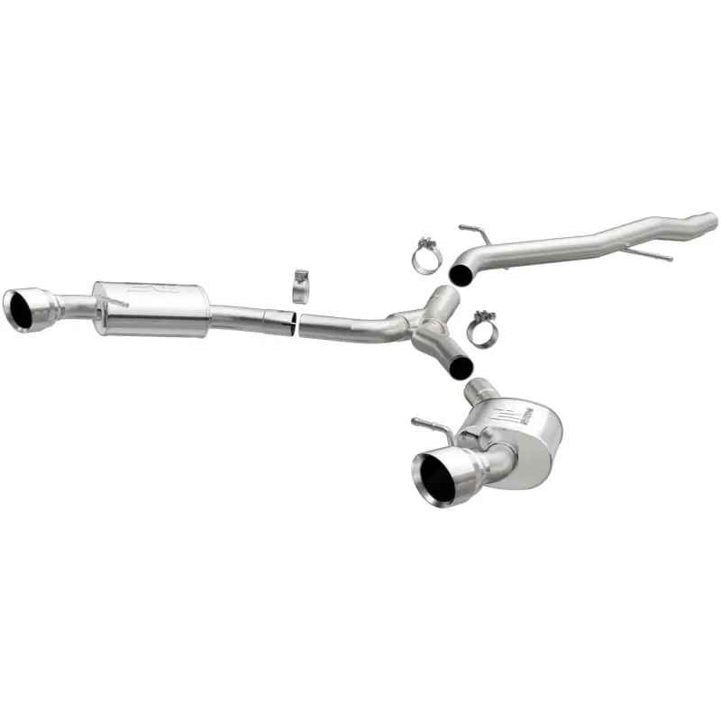 MagnaFlow Cat-Back Exhaust 2018-2019 Audi A5 Dual Exit Polished Stainless 3in Main Piping