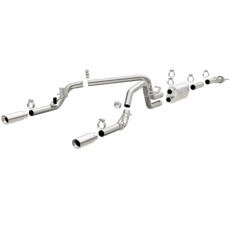 MagnaFlow Stainless Cat-Back Exhaust System 2015 Chevy Colorado GMC Canyon Dual Split Rear Exit 3.5in