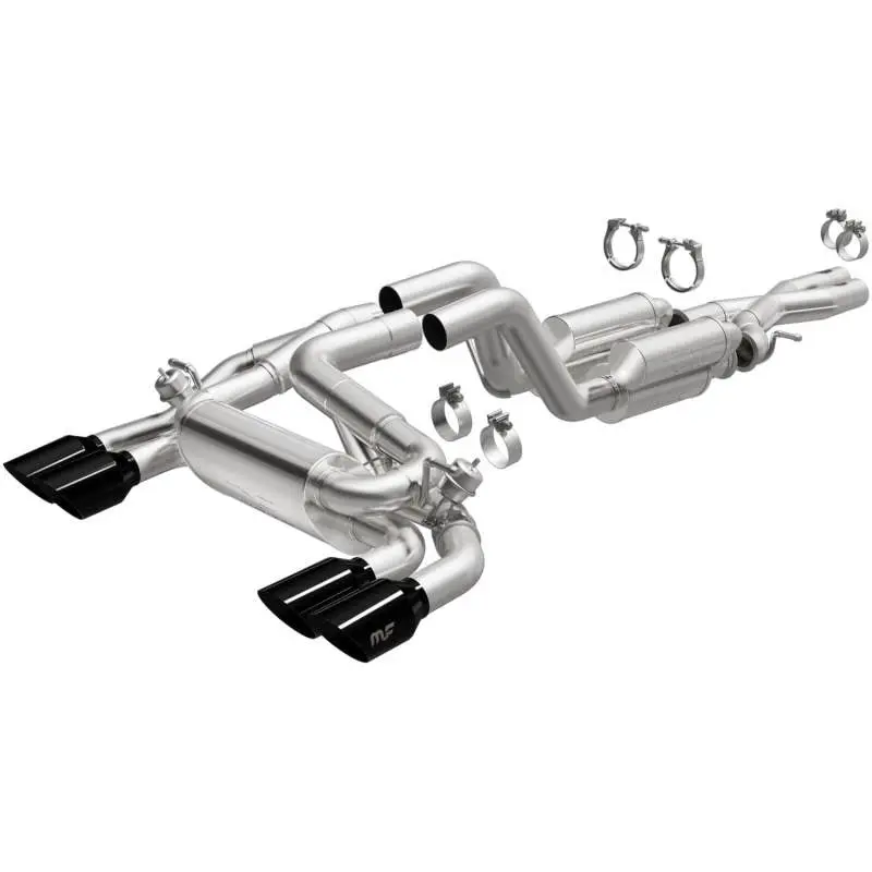 MagnaFlow Street Series Cat-Back Exhaust Black Tips 2021-2022 Jeep Wrangler V8 6.4L