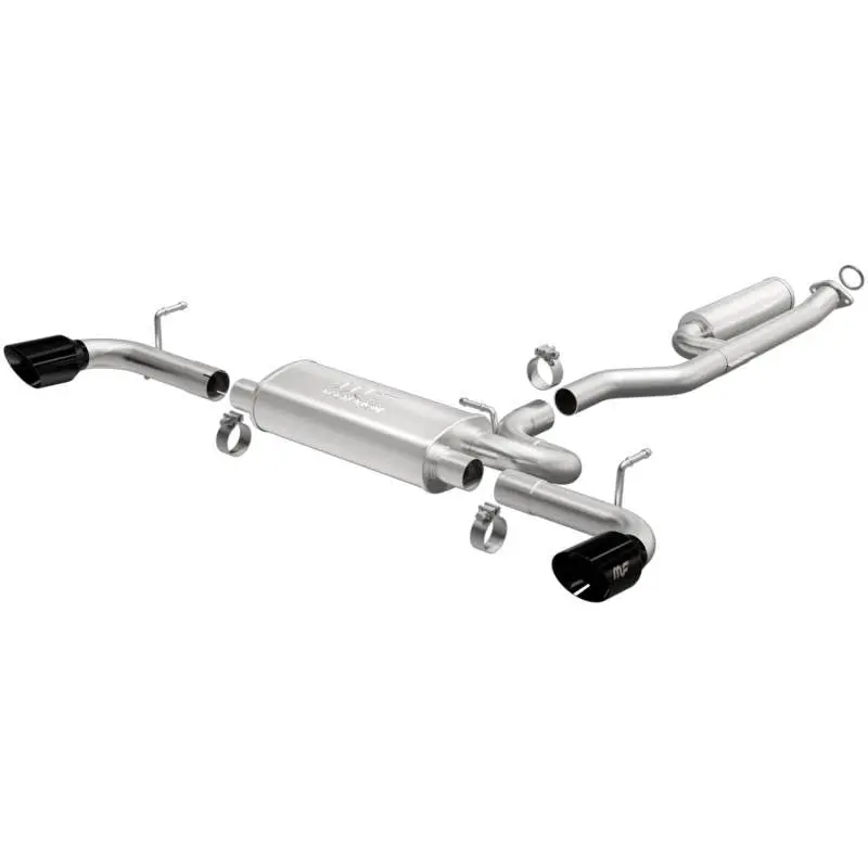 MagnaFlow Street Series Cat-Back Performance Exhaust System Dual Rear Exit Black 2019-2021 Toyota RAV4