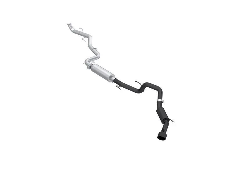 MBRP 2024 Toyota Tacoma 2.4L 3in Cat-Back Single Exit Black-Coated Aluminized Steel Exhaust