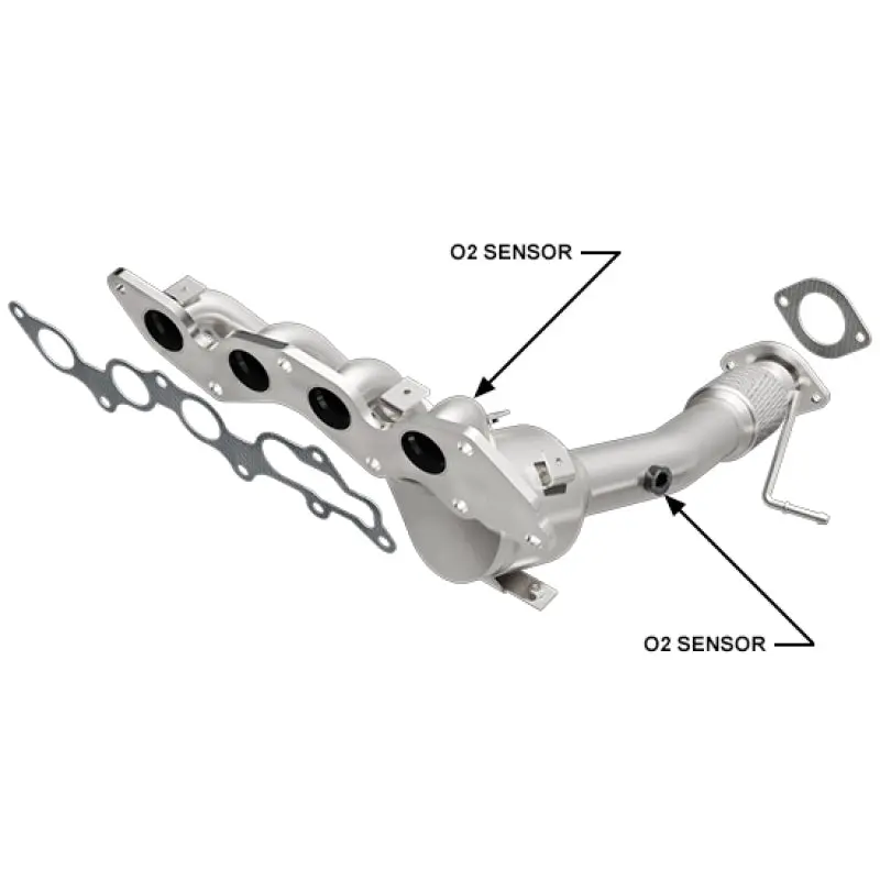 MagnaFlow Direct Fit Catalytic Converter 10-13 Mazda 3 2.0L Exhaust Manifold