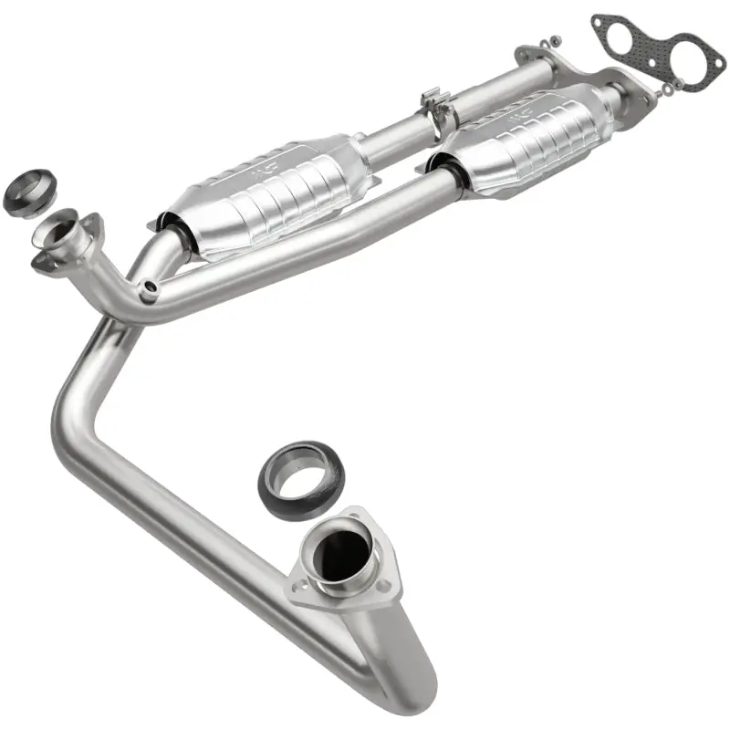 MagnaFlow Direct Fit Dual Outlet Catalytic Converter GM Truck SUV 96