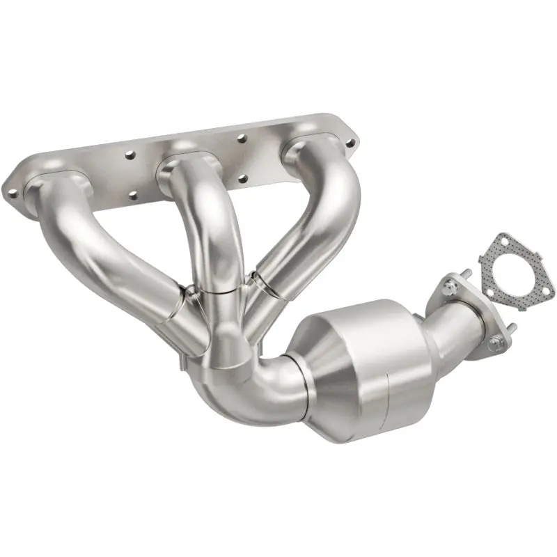 MagnaFlow Direct Fit Stainless Steel Catalytic Converter Header 2006-2008 Porsche Cayman Passenger Side OEM Grade
