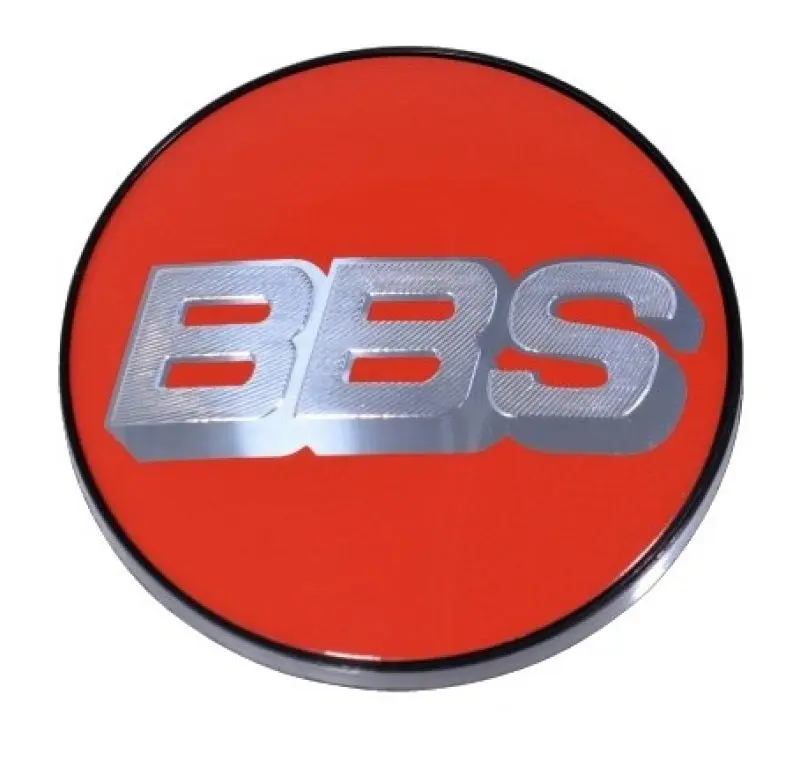 BBS Center Cap 70.6mm Red and Silver 5-Tab BBS Wheels
