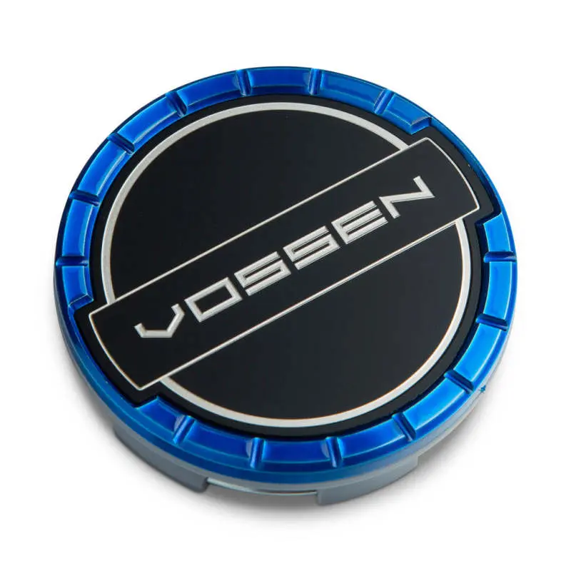 Vossen Large Billet Sport Cap Classic Fountain Blue Wheels