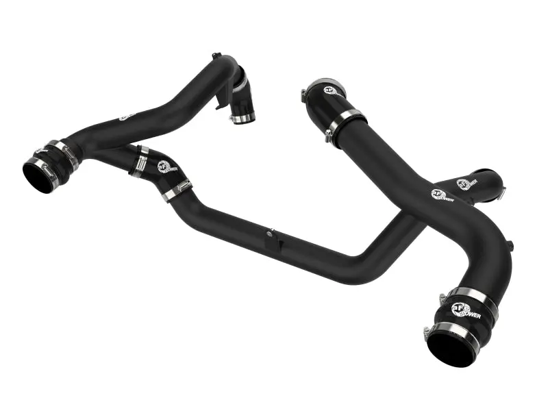 aFe BladeRunner Aluminum Hot and Cold Charge Pipe Kit Black 2022-2023 Ford Explorer