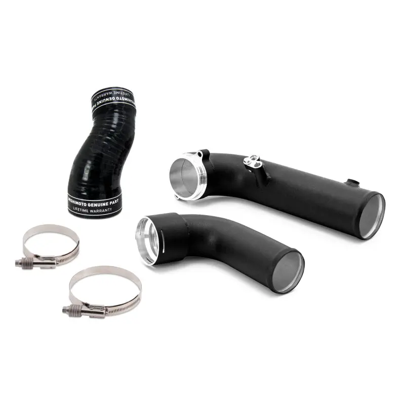 Mishimoto 2020+ Toyota Supra Charge Pipe Kit - Micro-Wrinkle Black - Performance Boost