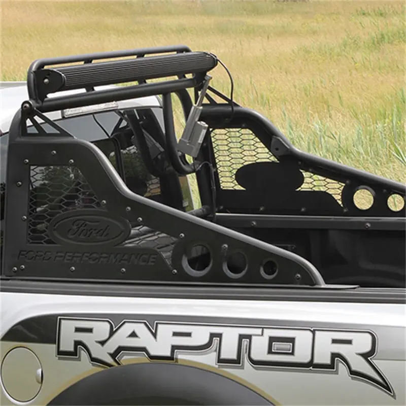 Ford Racing 17-19 Ford Raptor F-150 Rear Chase Rack w Light Bar Actuator Heavy Duty Chase Rack Off-Road Use