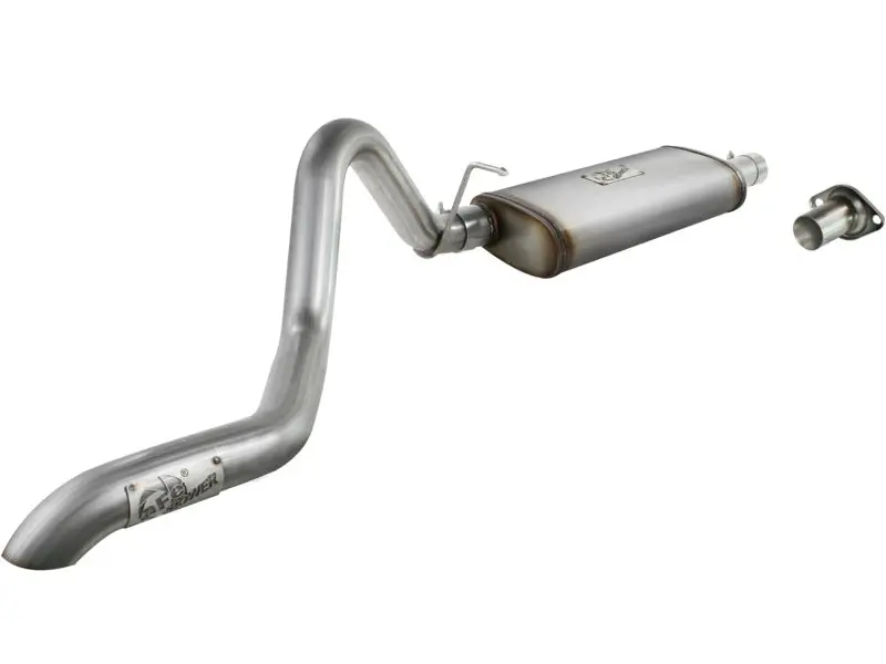 aFe MACHForce XP Exhaust Cat-Back SS-409 Jeep Cherokee XJ 1991-2001 I6 4.0L High Tuck - 2.5in