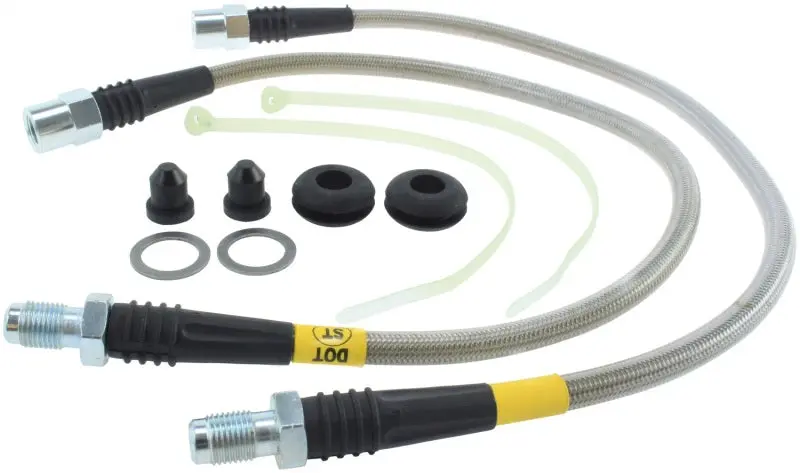 StopTech Front SS Brake Line Kit 04-08 Chrysler Crossfire and Mercedes C E SLK Series