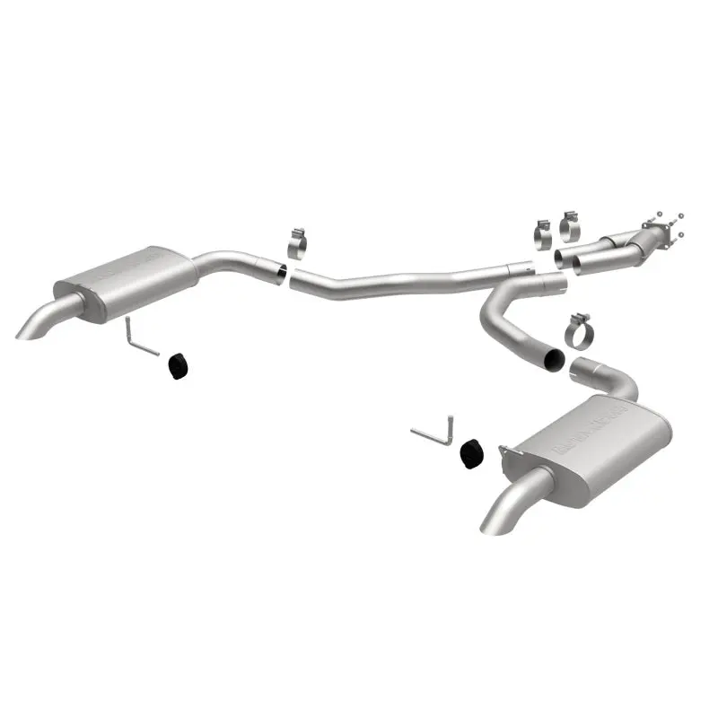 MagnaFlow Dual Split Rear Exit Cat-Back Exhaust 75-79 Chevy Corvette 5.7L V8