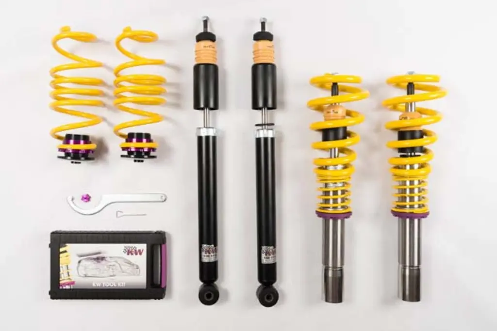 KW Coilover Kit V1 Audi A4 S4 8K B8 without electronic dampening control Sedan FWD and Quattro