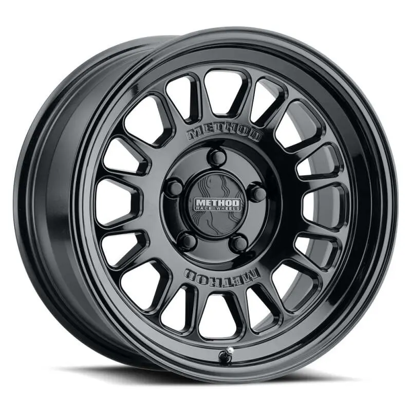 Method MR318 15x7 Gloss Black Wheel 5x100 Bolt Pattern 15mm Offset 56.1mm Center Bore Method Wheels