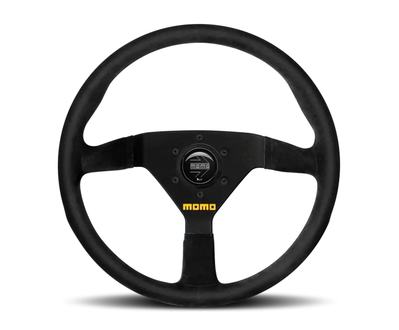 Momo MOD78 Steering Wheel 320mm Black Suede Black Spokes