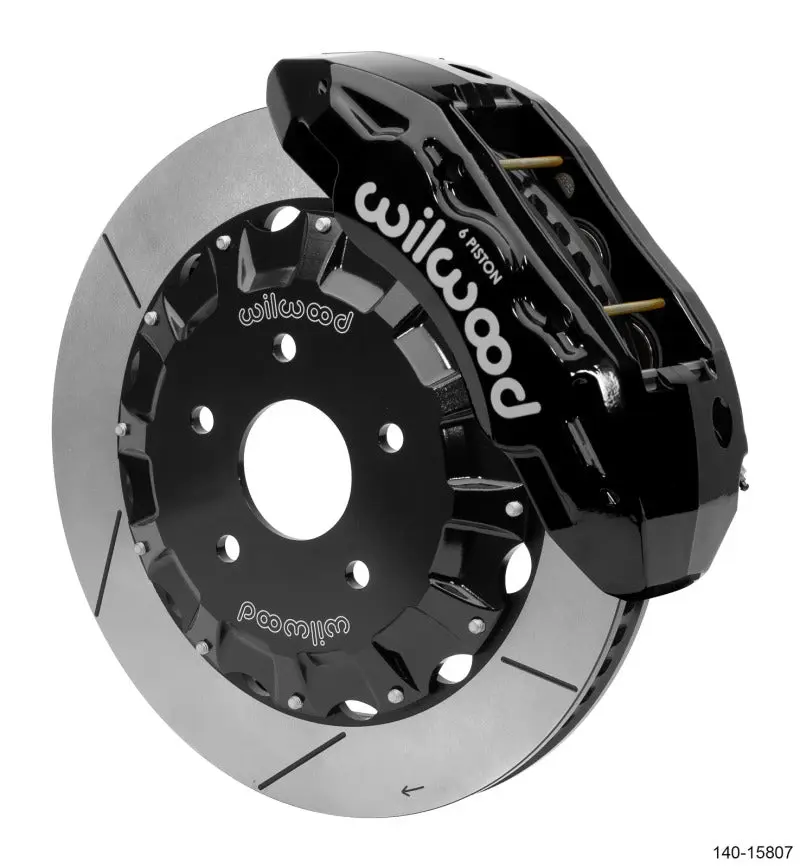 Wilwood TX6R Front Kit 16.00in Black 13-17 Dodge Truck 1500 4WD Performance Brake Kit