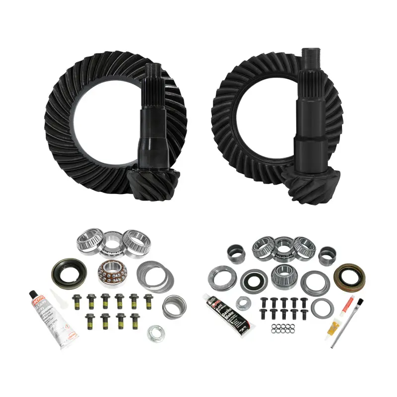 Yukon Complete Gear and Kit Package JL Jeep Non-Rubicon Dana 35 Rear & Dana 30 Front 4.56 Gear Ratio Yukon Gear & Axle