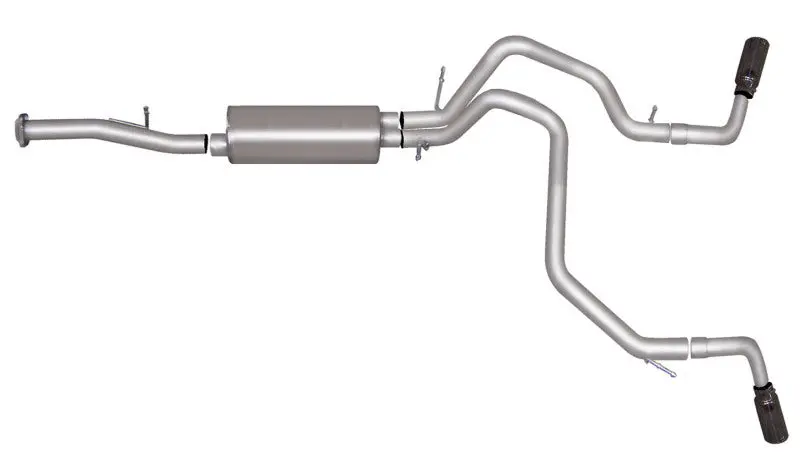 Gibson Aluminized Cat-Back Dual Extreme Exhaust System 07-12 Chevrolet Avalanche LS 5.3L 2.25in
