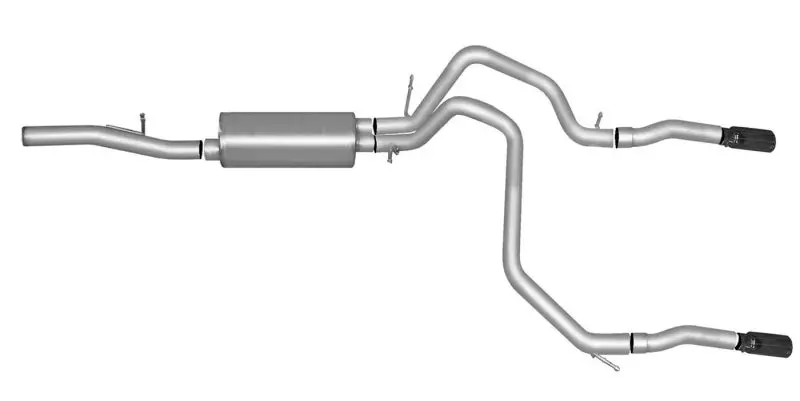 Gibson Stainless Steel Cat-Back Dual Split Exhaust System 10-19 Chevrolet Tahoe LS 5.3L 2.25in
