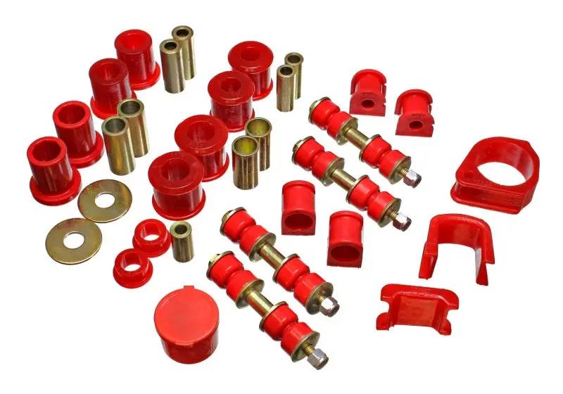 Energy Suspension Red Hyper-flex Master Bushing Set 97-01 Ford Escort ZX2