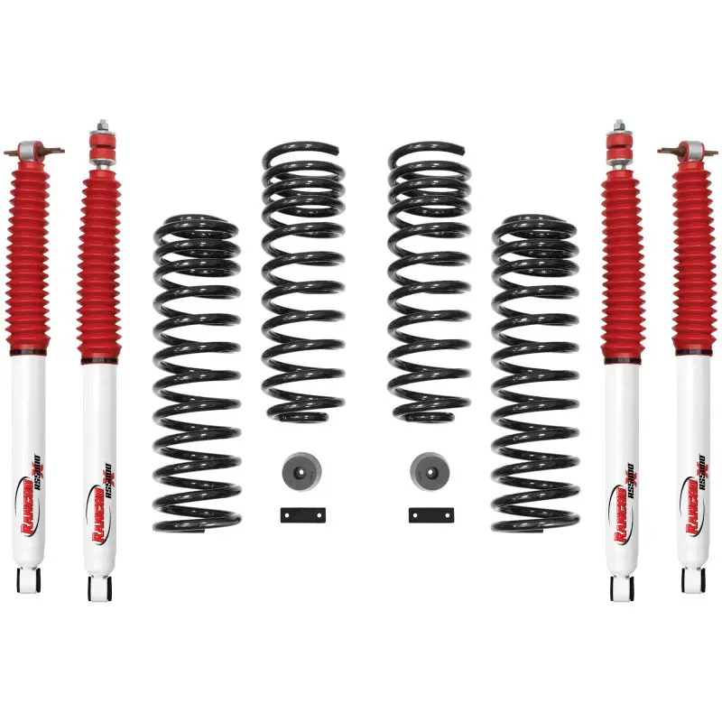 Rancho 07-17 Jeep Wrangler Front and Rear Suspension System Complete Kit