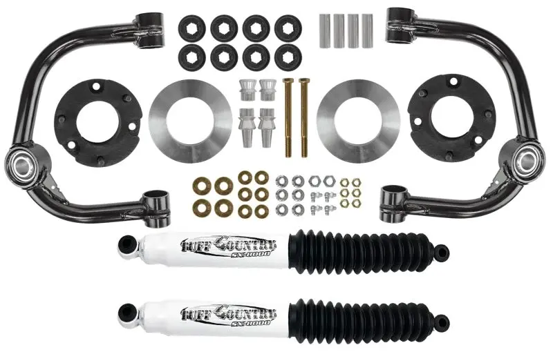 Tuff Country 21-23 Ford F-150 4x4 3in Front Lift Kit Shocks Smooth Ride Quality