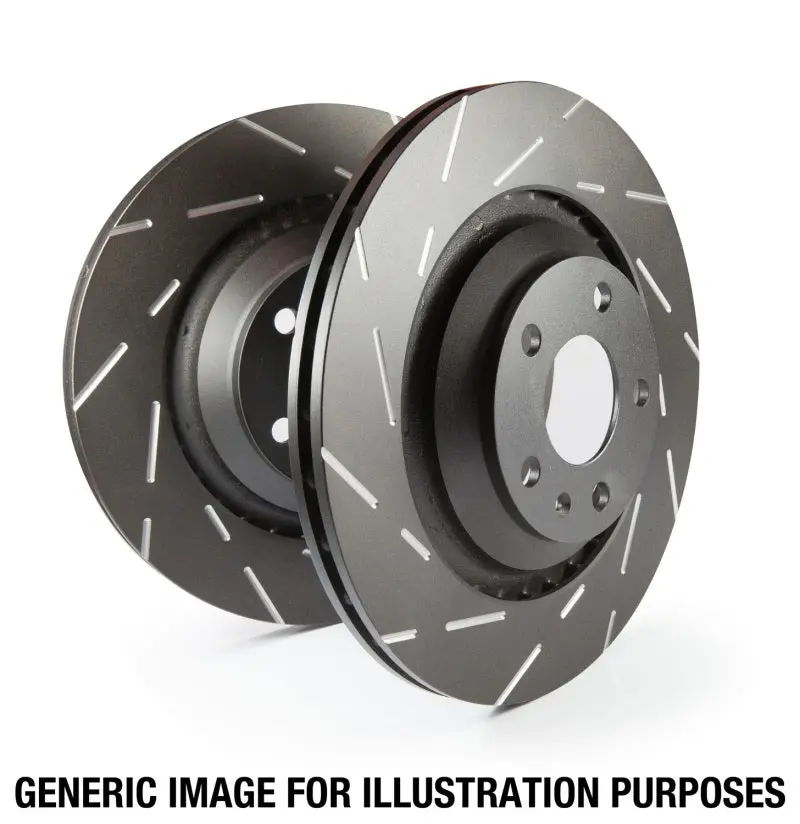 EBC Ultimax 2014+ Nissan Rogue 2.5 2 Row Seating Slotted Rotor Set