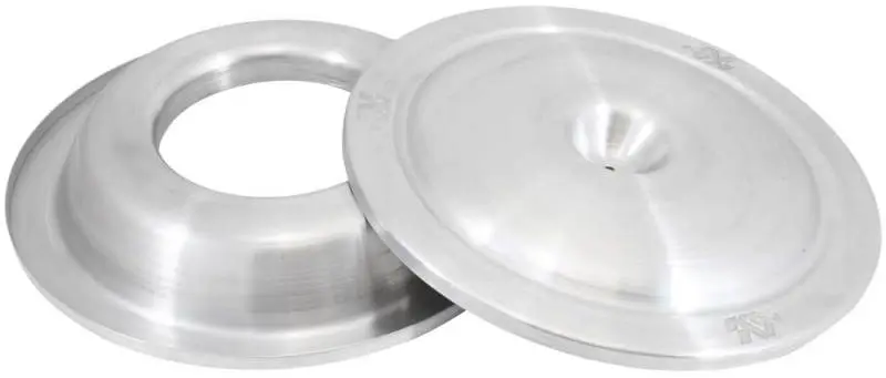 K&N 16in Spun Aluminum Top and Bottom Plate Set Air Filters K&N Engineering