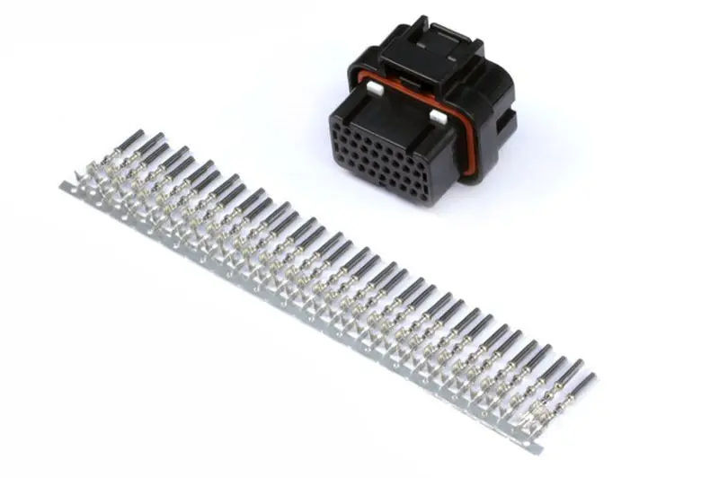 Haltech AMP 34 Pin 4 Row 3 Keyway Superseal Connector Plug & Pins Secure Wiring