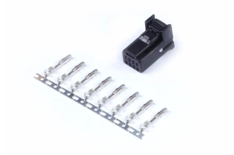 Haltech 8 Pin TYCO Black Plug and Pins Reliable Electrical Connections