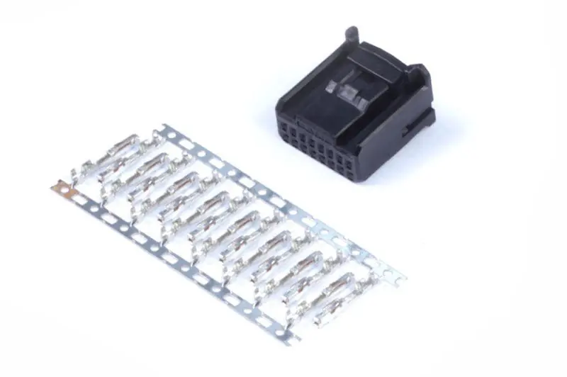 Haltech 16 Pin TYCO Plug and Pins Secure Multi-Wire Connections