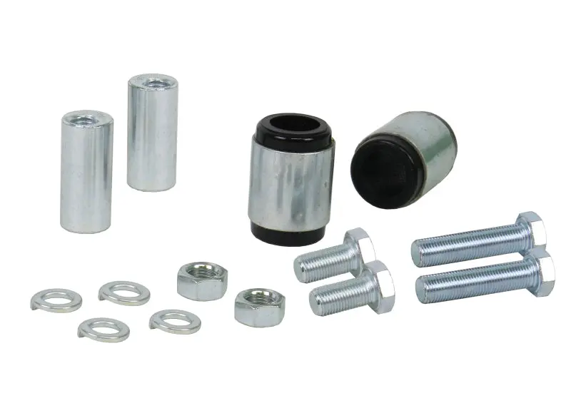 Whiteline Rear Camber Adjustment Kit 09 Lancer Ralliart Control Arm Upper Bushings