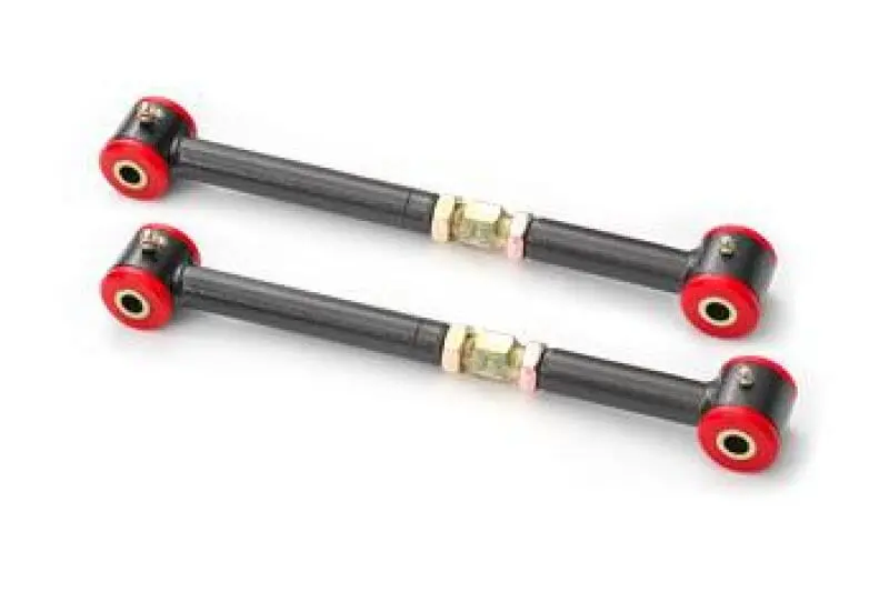 BMR 08-14 Cadillac CTS-V Rear Adjustable Toe Rod Poly Bushings Black Performance Suspension BMR Suspension