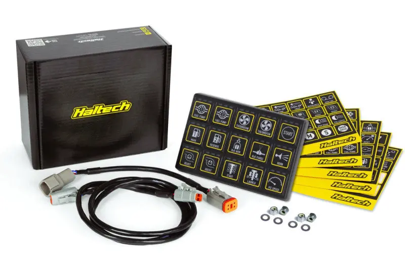 Haltech CAN Keypad 15 Button 3x5 Layout Custom Engine Control