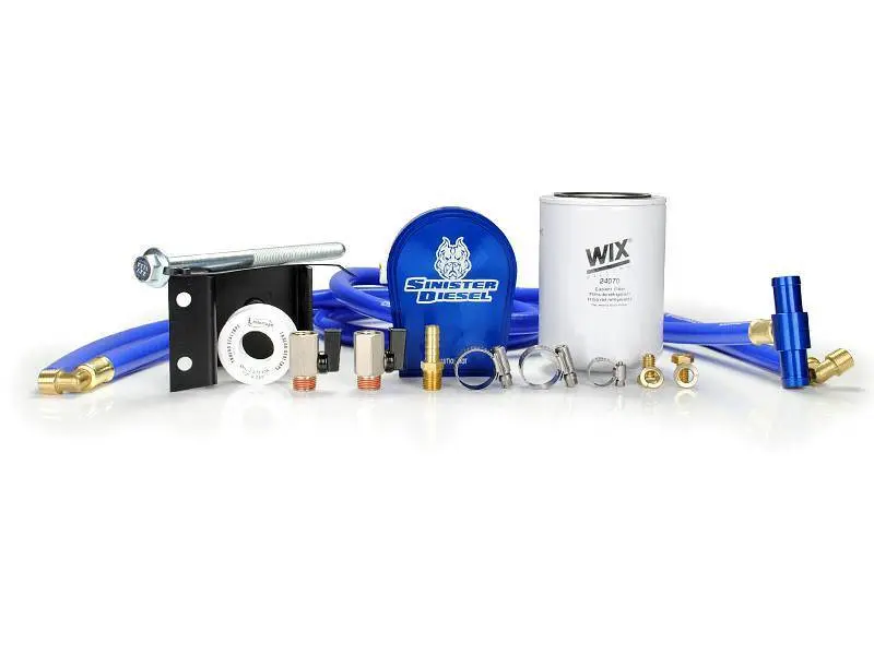 Sinister Diesel Coolant Filtration System Wix Filter 03-07 Dodge 5.9L Cummins