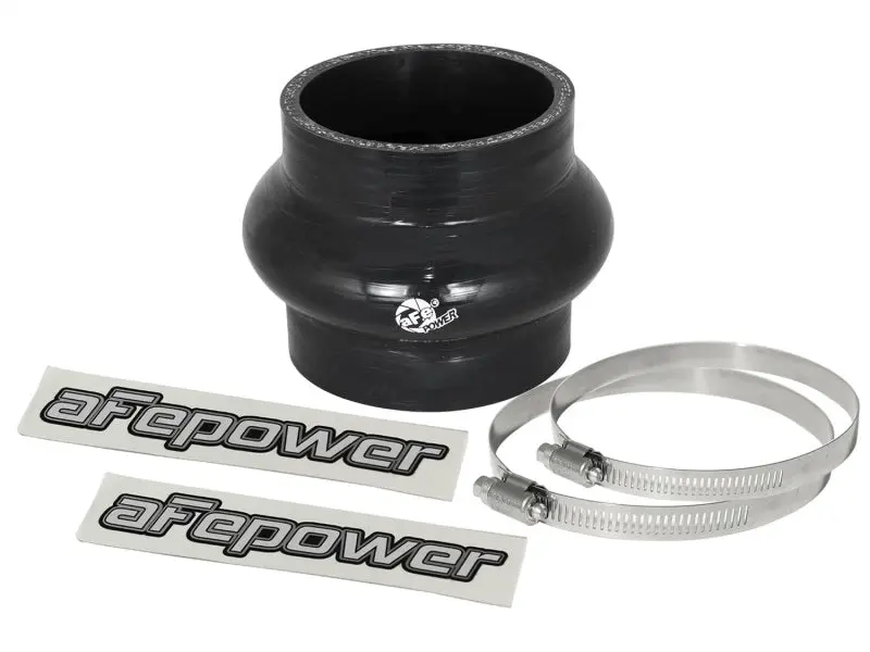 aFe Magnum FORCE CAI Universal Silicone Coupling Kit 2.75in ID 3in Length Straight Coupler Hump Black