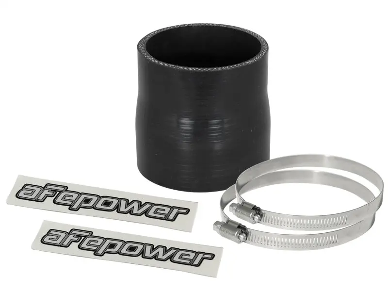 aFe Magnum FORCE CAI Universal Silicone Coupling Kit 3in ID to 2.75in ID Straight Reducer Coupler Black