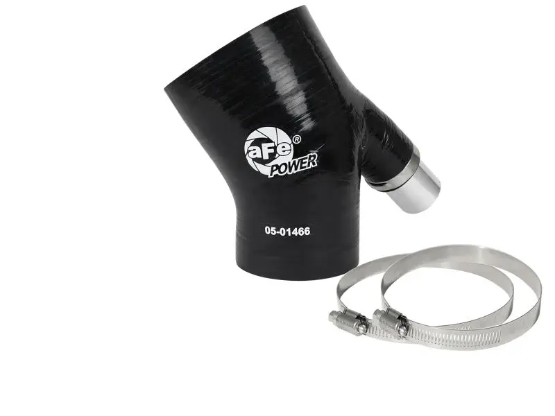 aFe Magnum FORCE Coupling Kit 3in ID x 2.25in x 35 Degree Elbow Reducing Coupler Vent Black