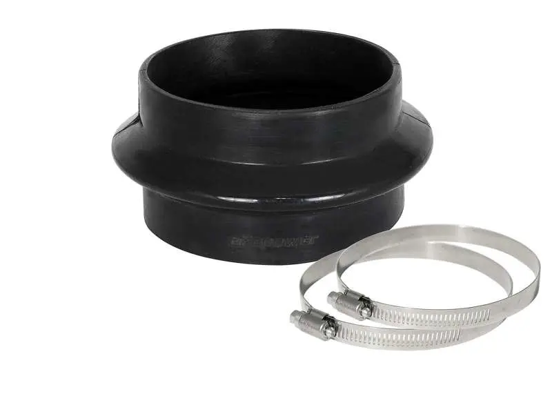 aFe Magnum FORCE Silicone Coupling Kit 4in ID x 2.5in Length Straight Bellow Coupler Black