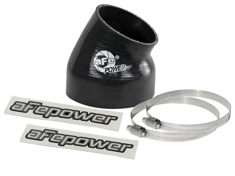 aFe Magnum FORCE Silicone Replacement Coupling Kit 4in ID 30 Degree Elbow Coupler Black