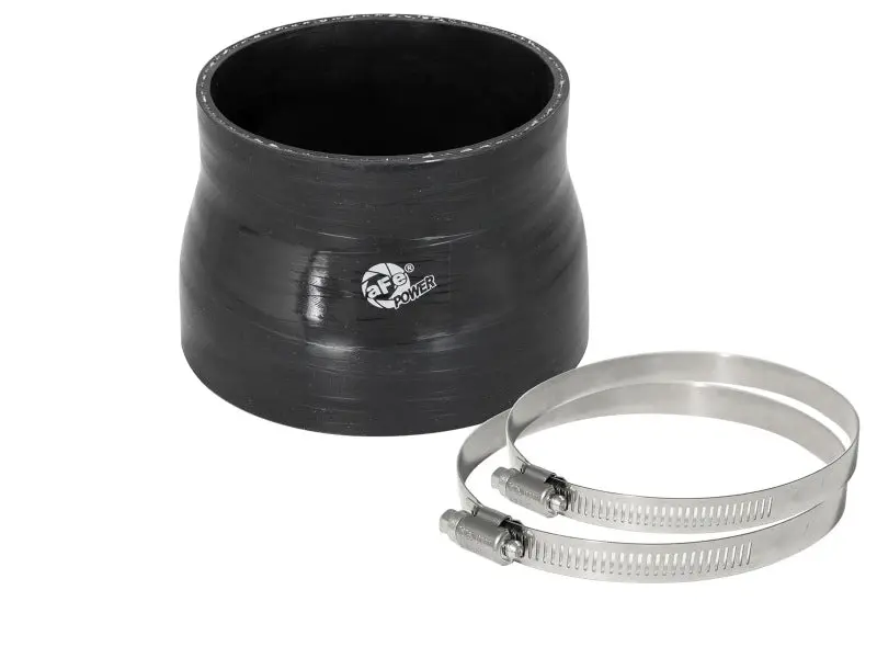 aFe 3.5in ID to 3in ID x 2.5in L Reducing Coupler - Black Performance Air Intake Systems