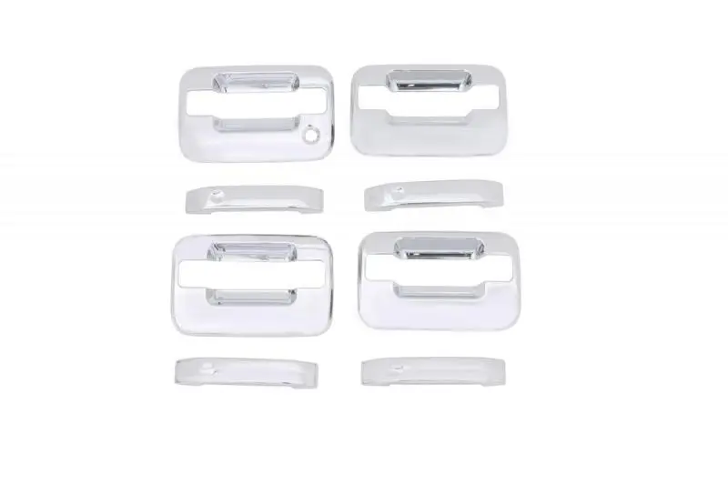 AVS Chrome Door Handle Covers 8pc Set 04-14 Ford F-150 4 Door No Keypad/Passenger Keyhole