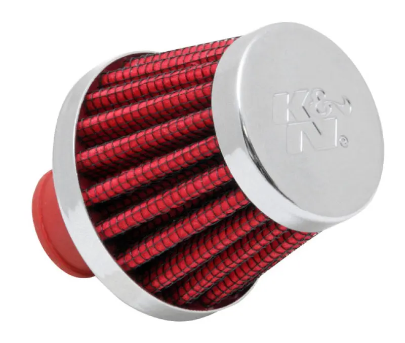 K&N 2in Base OD x .375in Flange ID x 1.75in H Rubber Base Crankcase Vent Filter K&N Engineering