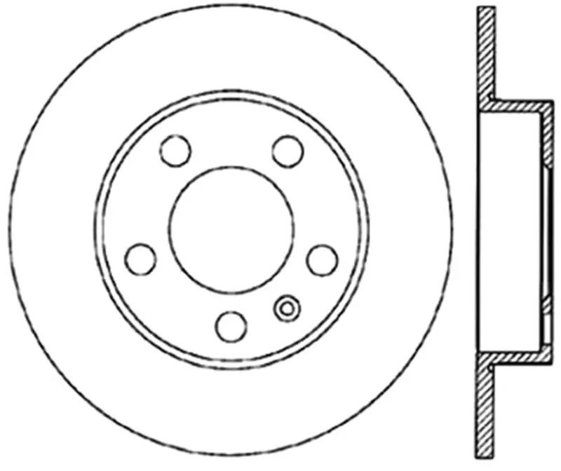 StopTech Sport Slotted & Drilled Cryo Brake Rotor Rear Left 98-11 Volkswagen Beetle