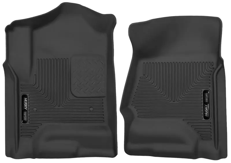 Husky Liners 14 Chevrolet Silverado 1500 GMC Sierra 1500 X-Act Contour Black Front Floor Liners Set