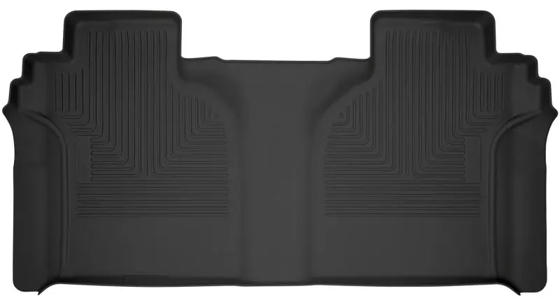 Husky Liners X-Act Contour 2nd Seat Floor Liners 19-23 Chevy Silverado 1500 CC - Full Coverage Black